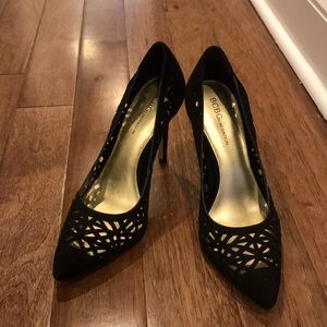 BCBG black pumps